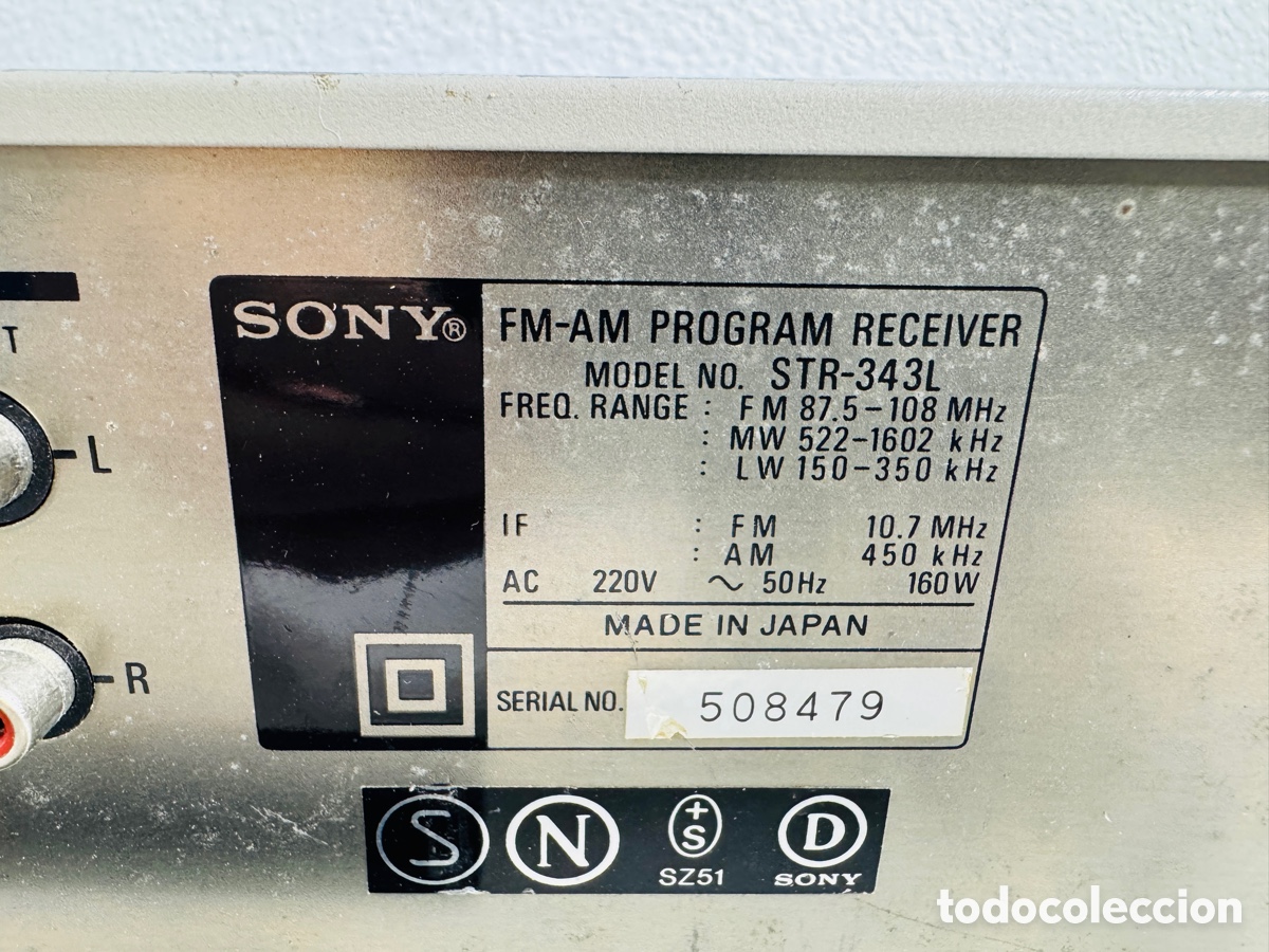 Segunda mano: Sony STR-343L FM-AM Program Receiver Solo Piezas - Foto 10