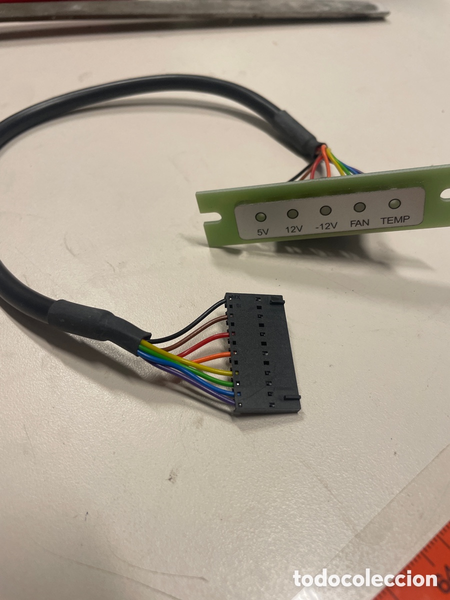 Segunda mano: cable con un conector de placa base de 12 pines a una placa de circuito impreso (PCB) - Foto 1