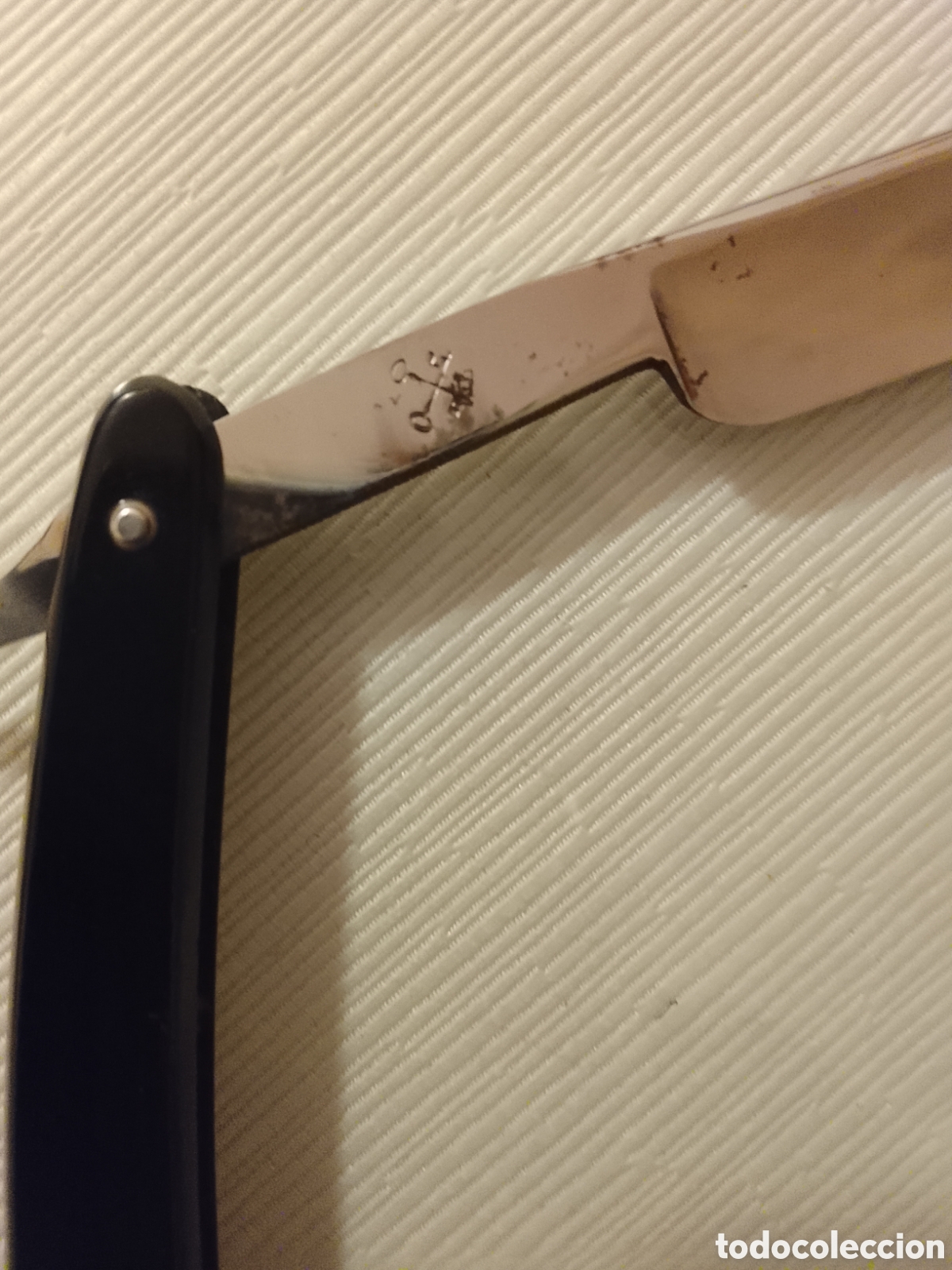Segunda mano: Antigua Navaja alemana de afeitar. - Foto 3