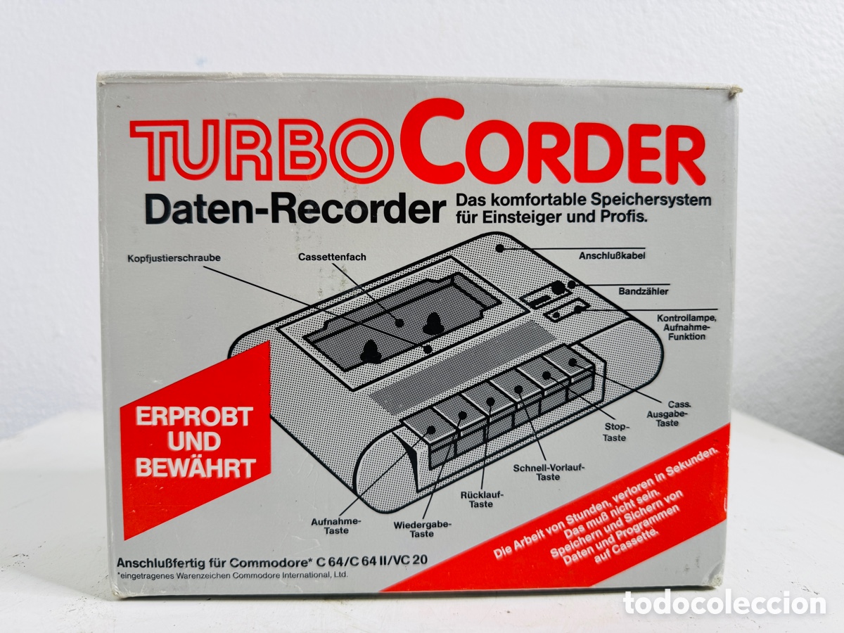 Segunda mano: Turbo Corder Datassette Computer Commodore 1980s - Foto 2