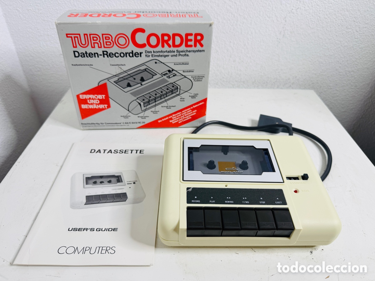 Segunda mano: Turbo Corder Datassette Computer Commodore 1980s - Foto 1