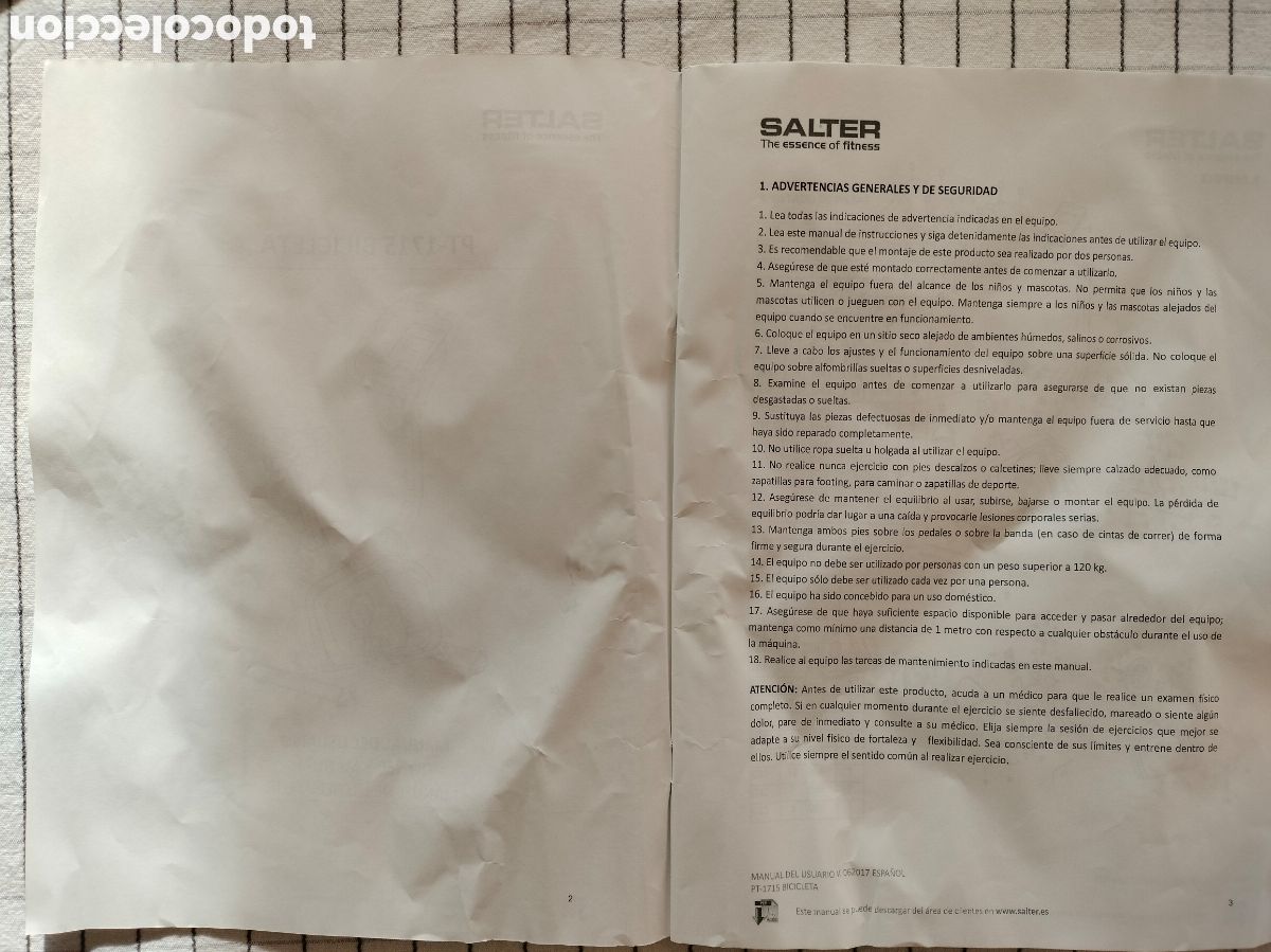 Segunda mano: Bicicleta est&aacute;tica el&eacute;ctrica - Foto 10