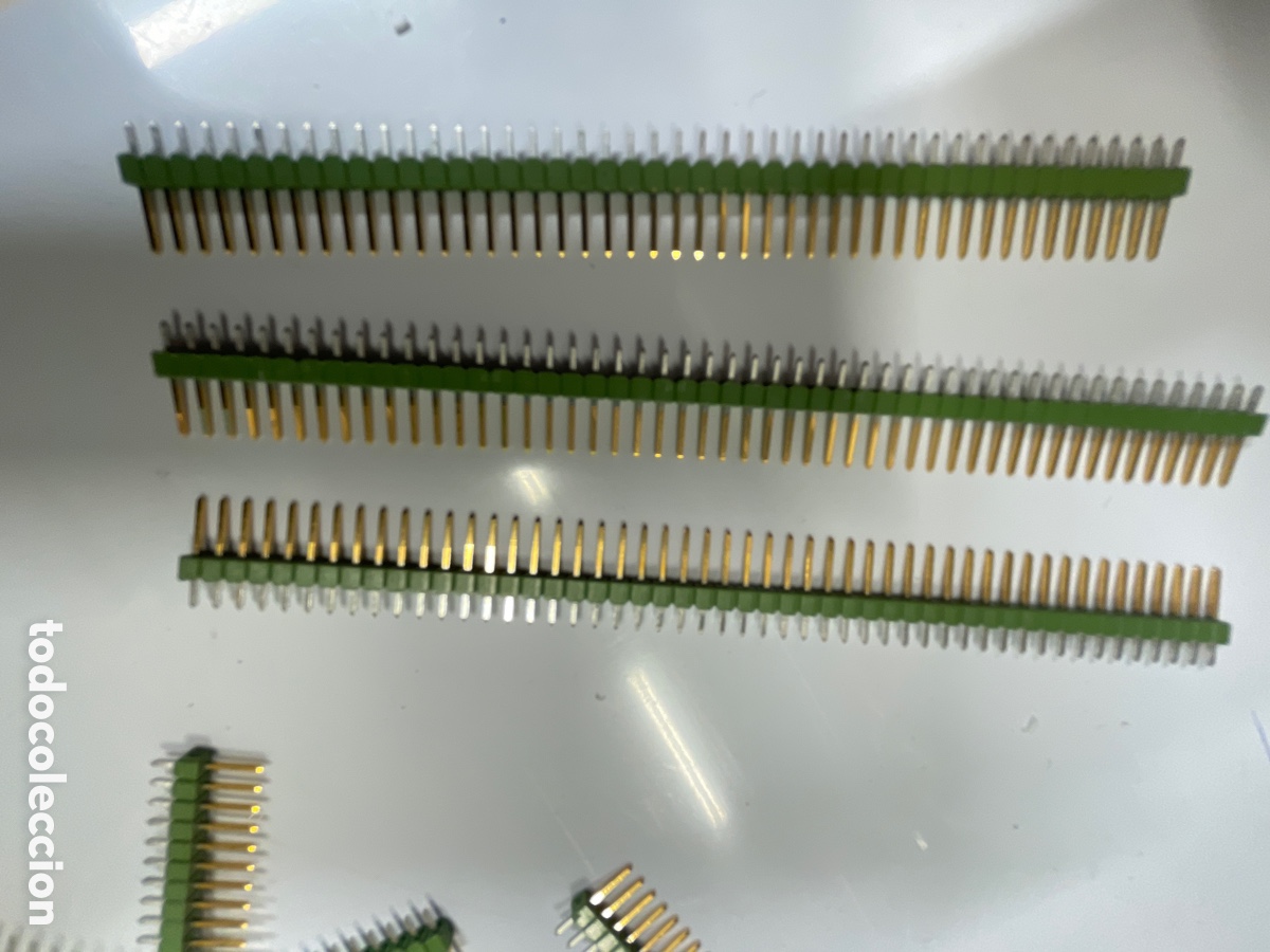 Segunda mano: Lote Regletas de pines 2,54 mm PCB recto 3,2mm rohs - Foto 2