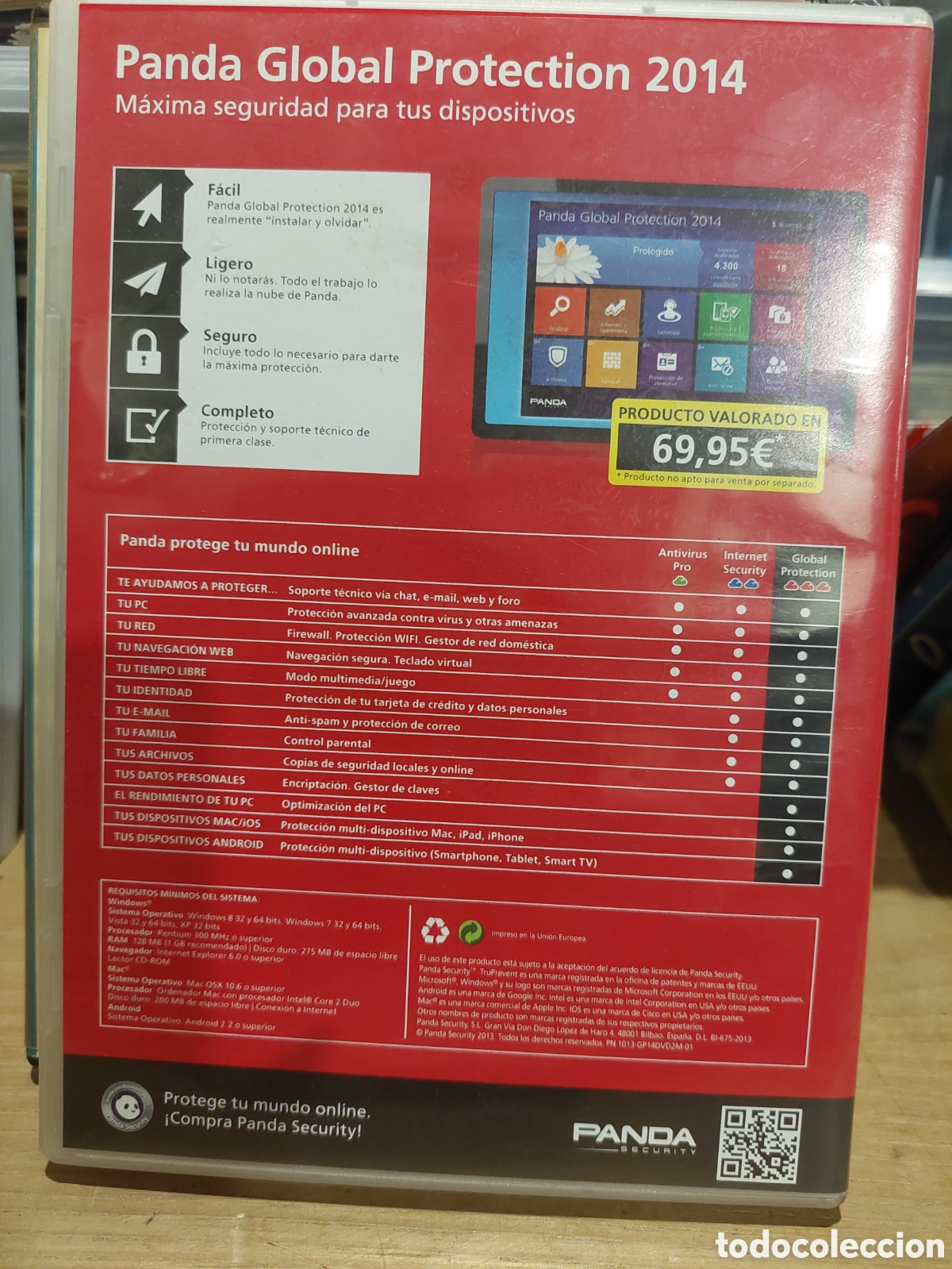 Segunda mano: PANDA GLOBAL OROTECTION 2014 MICROSOFT - Foto 2