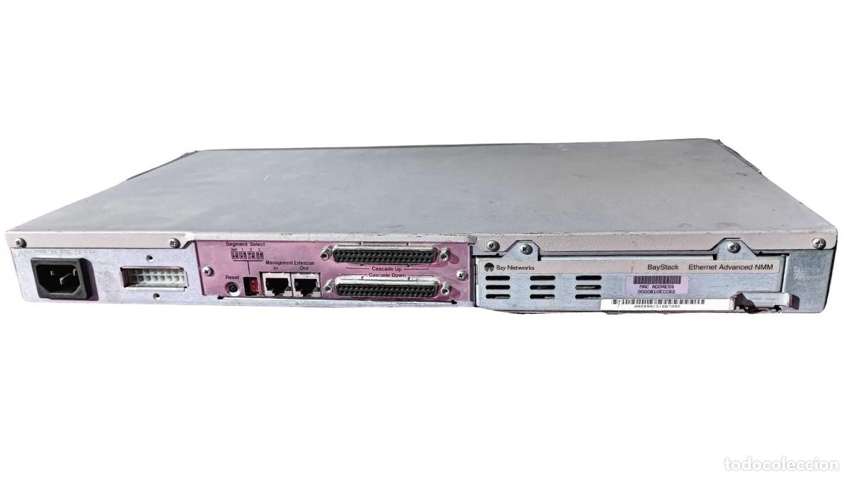 Segunda mano: Hub Ethernet BayStack 102 &ndash; 24 puertos 10BASE-T &ndash; Con m&oacute;dulo de gesti&oacute;n avanzada NMM - Foto 2