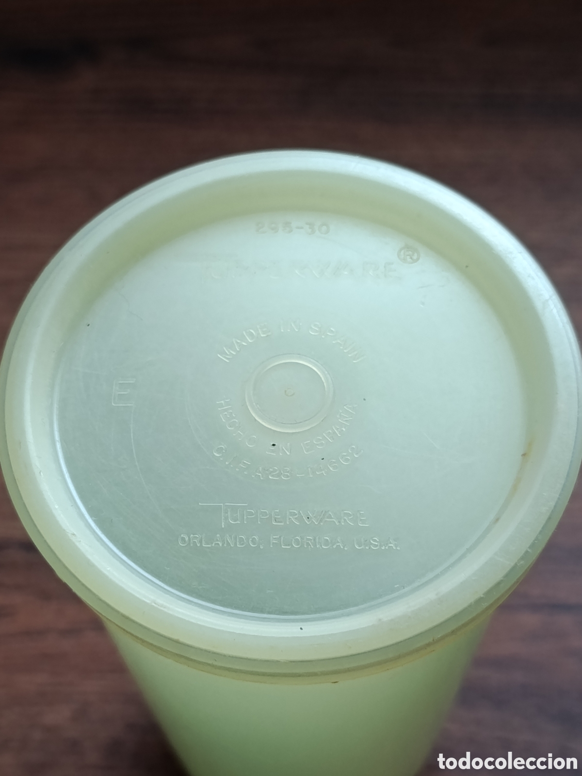 Segunda mano: Vaso alto antiguo Tupperware con tapa - Foto 2