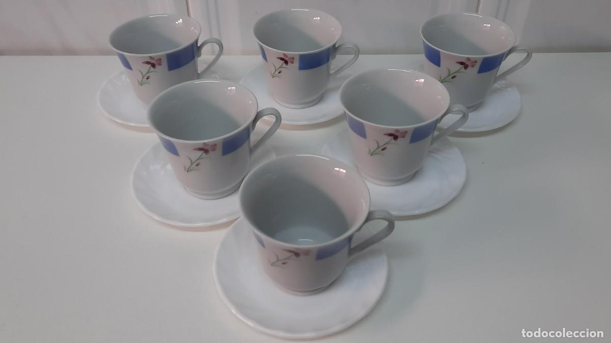 Segunda mano: Caf&eacute;. Juego de 6 tazas y platos de caf&eacute; - Foto 2