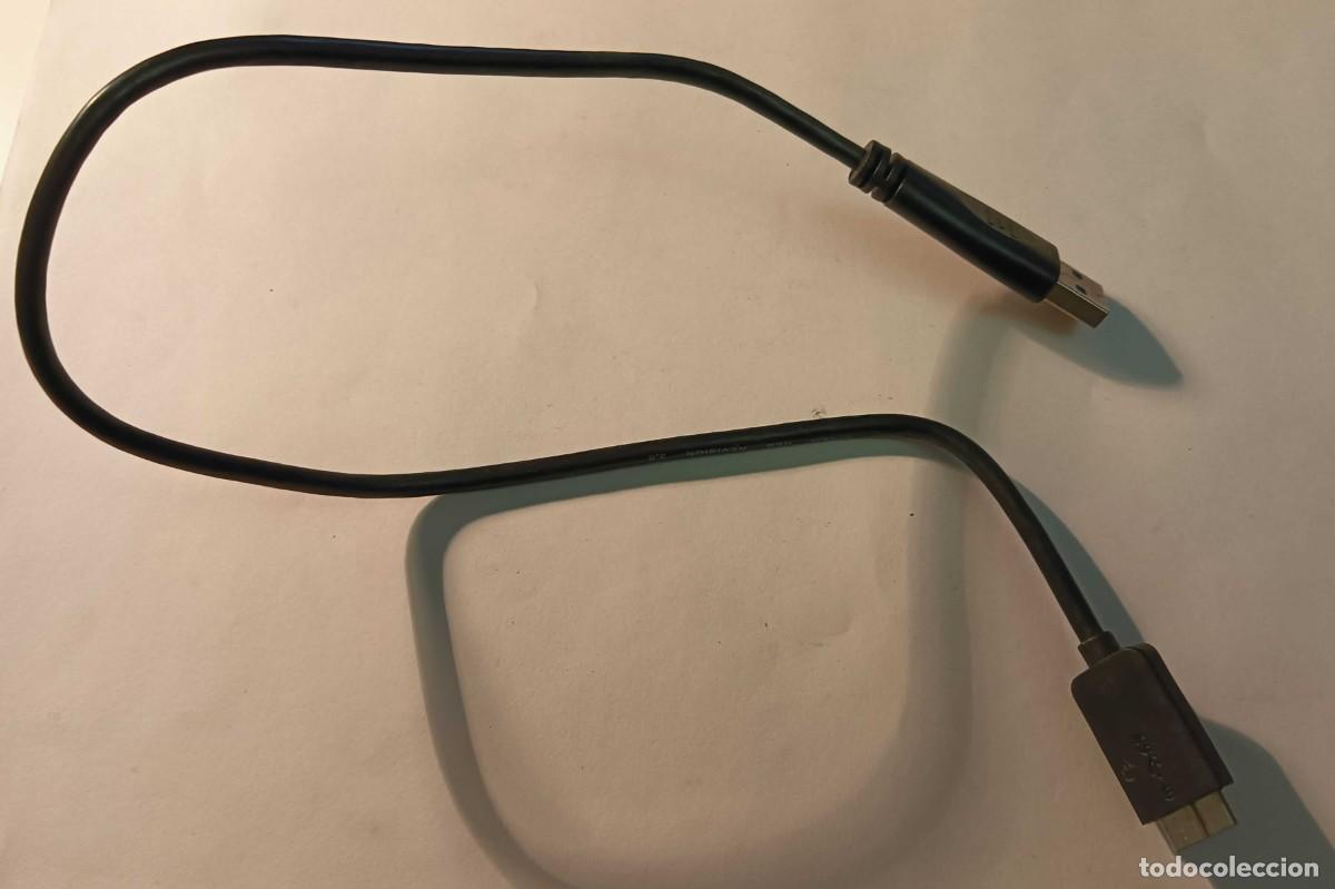 Segunda mano: Cable de Datos y Carga USB 3.0 a Micro-USB B (Azul - Alta Velocidad) - Foto 1