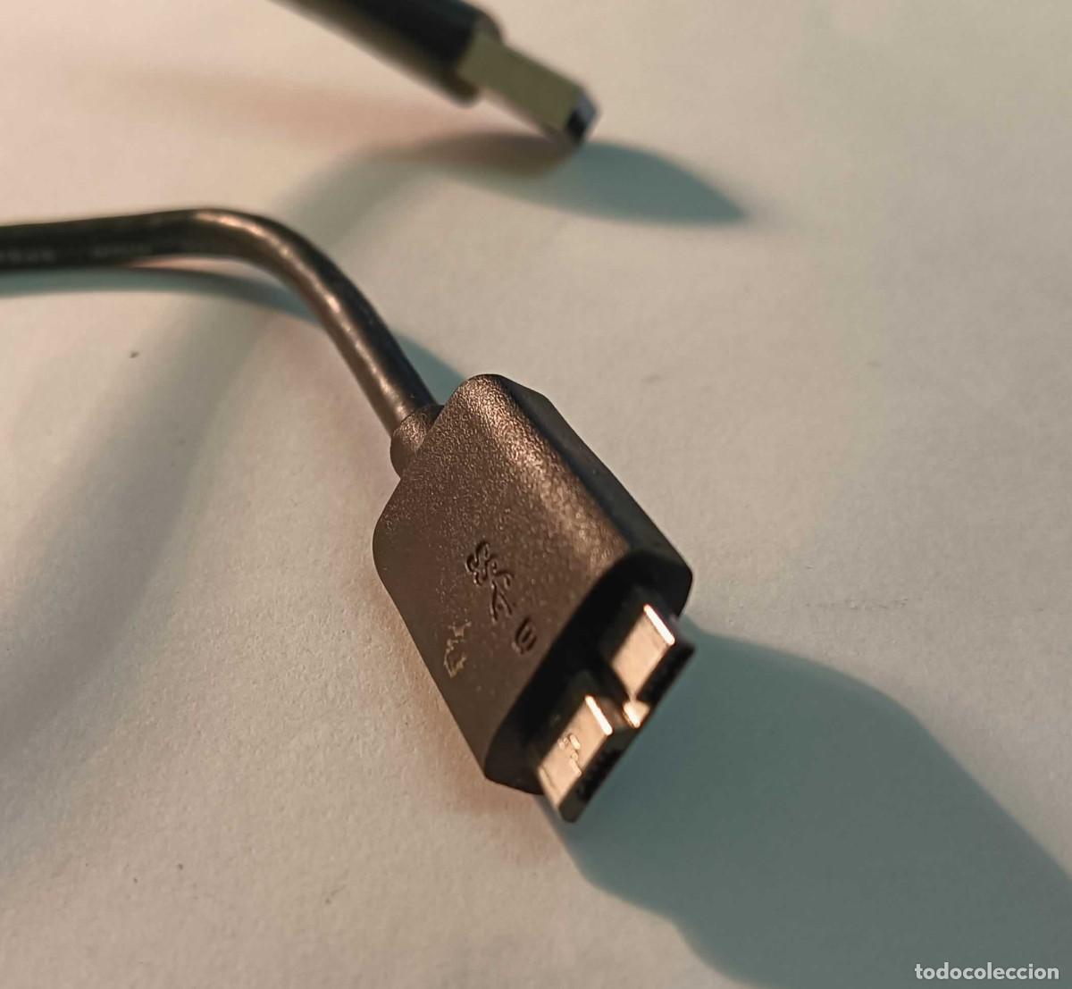 Segunda mano: Cable de Datos y Carga USB 3.0 a Micro-USB B (Azul - Alta Velocidad) - Foto 2