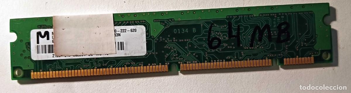 Segunda mano: M&oacute;dulo de Memoria EDO RAM DIMM 64 MB 100 MHz - VINTAGE/RETRO - Foto 2