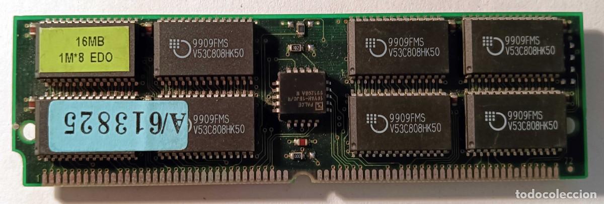 Segunda mano: M&oacute;dulo de Memoria EDO RAM SIMM 16 MB 72 Pines - VINTAGE/RETRO - Foto 1