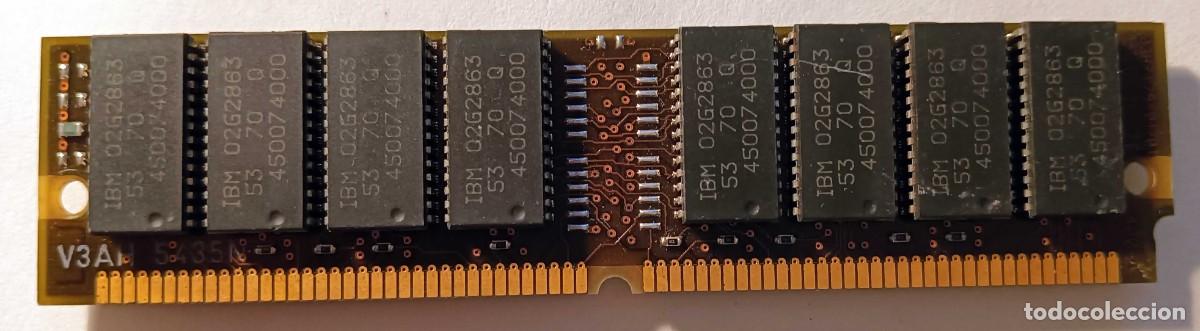 Segunda mano: M&oacute;dulo de Memoria RAM IBM - 8 MB - 70ns - VINTAGE/RETRO - Foto 2