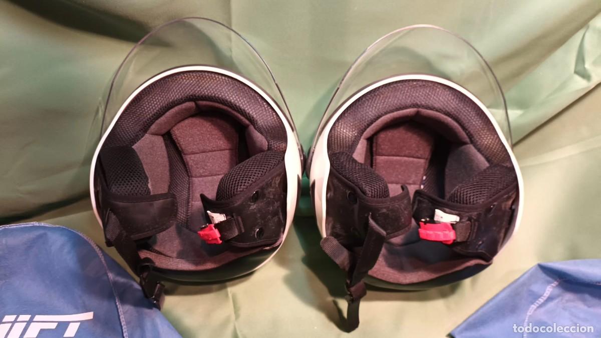 Segunda mano: DOS CASCOS DE MOTO TIPO JET DE LA MARCA SWIFT. - Foto 2