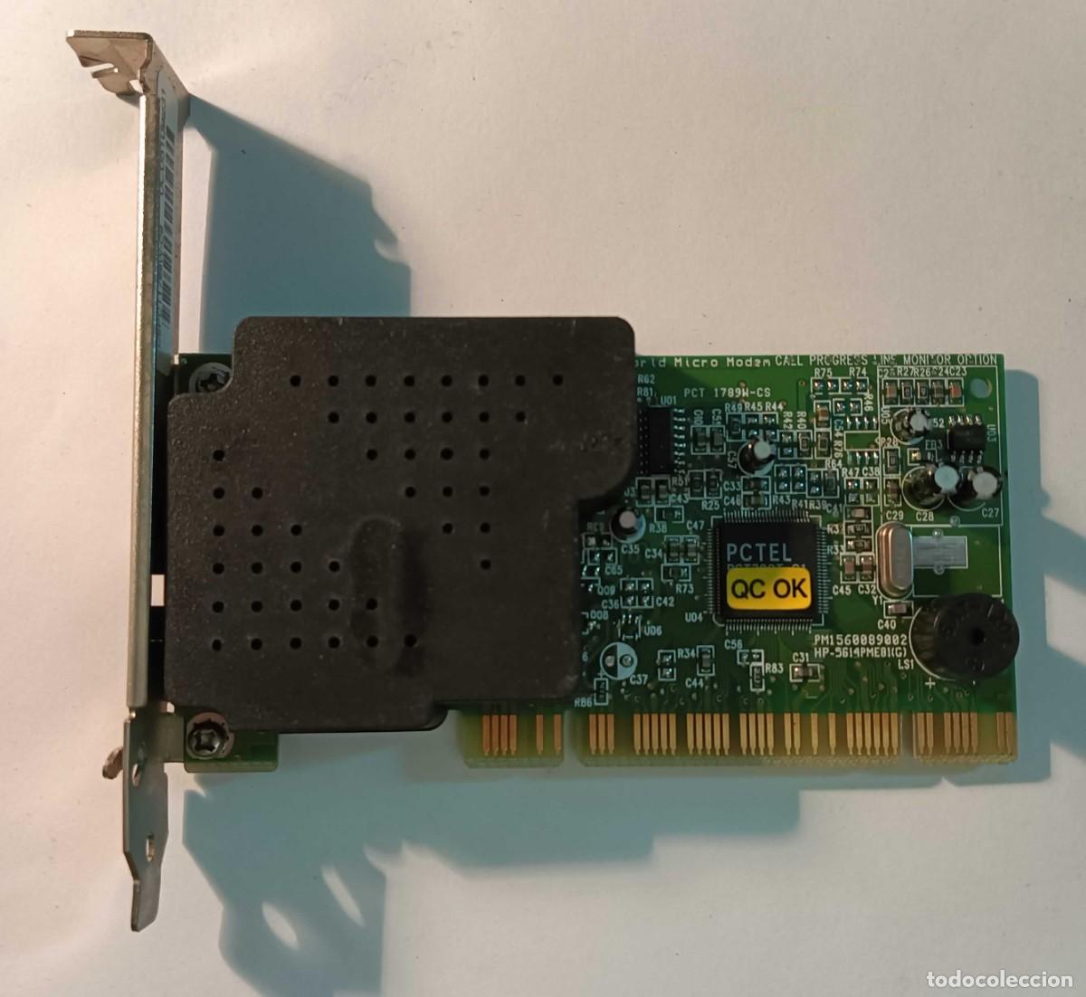 Segunda mano: TARJETA DE M&Oacute;DEM INTERNO PCI - Pieza de Coleccion - Foto 1