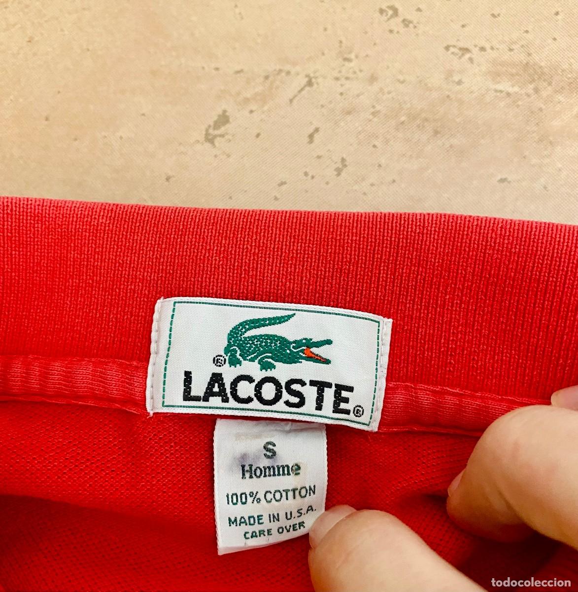 Segunda mano: Polo Lacoste S Rojo ORIGINAL env&iacute;o econ&oacute;mico - Foto 3