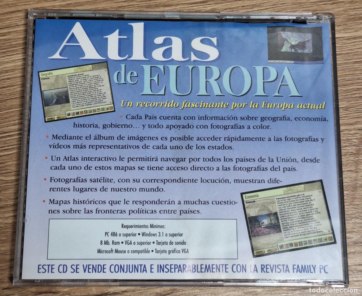 Segunda mano: CD-ROM: ATLAS DE EUROPA - Foto 2