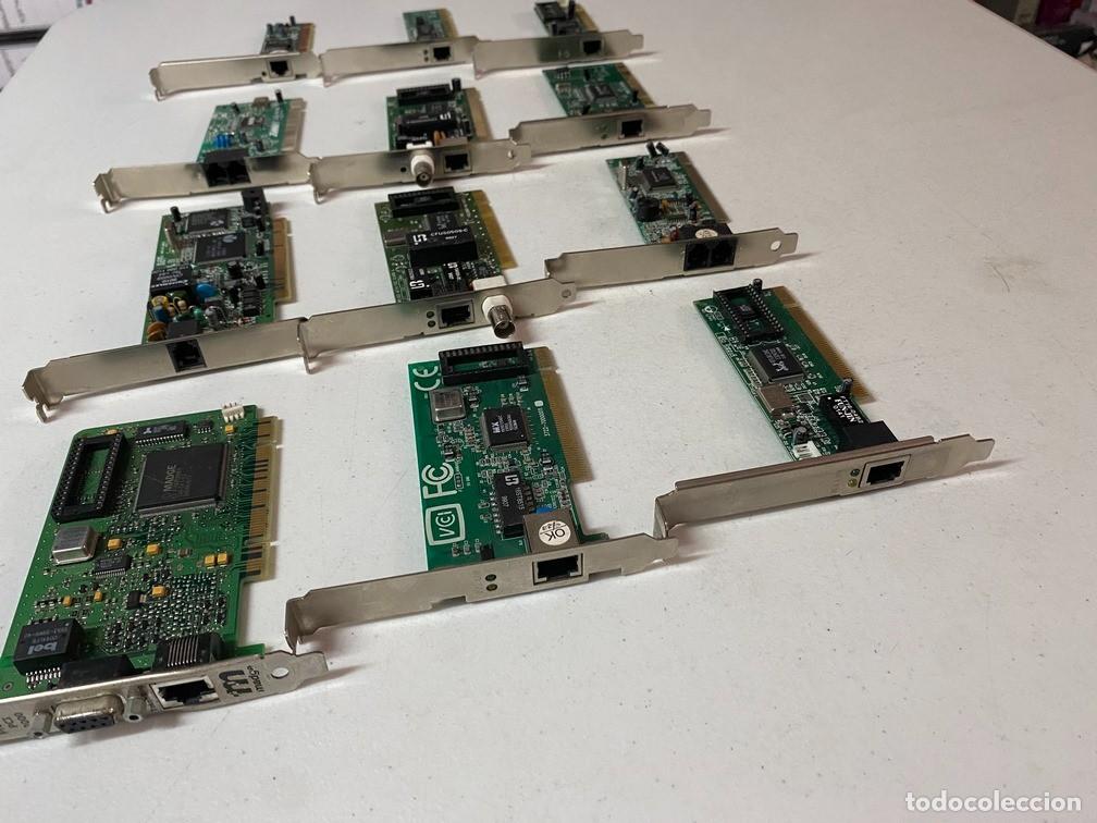 Segunda mano: Lote 12 Tarjetas PCI Red / M&oacute;dem / Ethernet - Foto 2