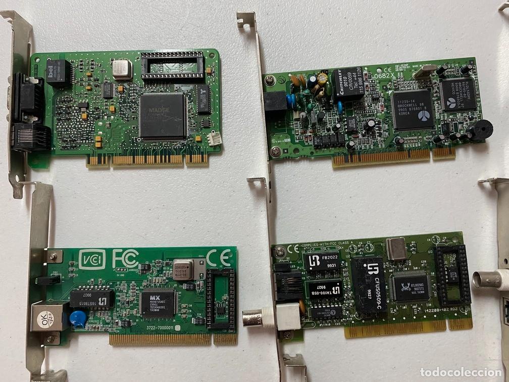Segunda mano: Lote 12 Tarjetas PCI Red / M&oacute;dem / Ethernet - Foto 3