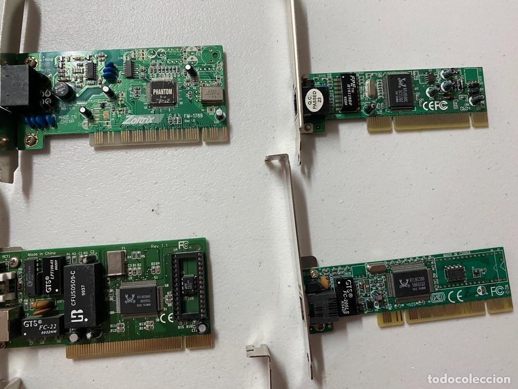 Segunda mano: Lote 12 Tarjetas PCI Red / M&oacute;dem / Ethernet - Foto 4