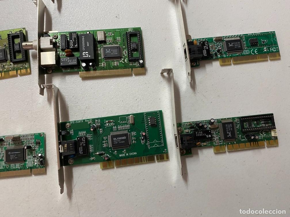 Segunda mano: Lote 12 Tarjetas PCI Red / M&oacute;dem / Ethernet - Foto 5