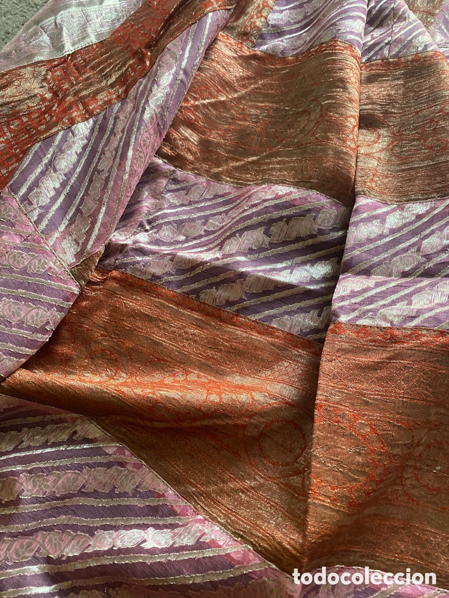 Segunda mano: Manteles indios patchwork hilo plata - Foto 7