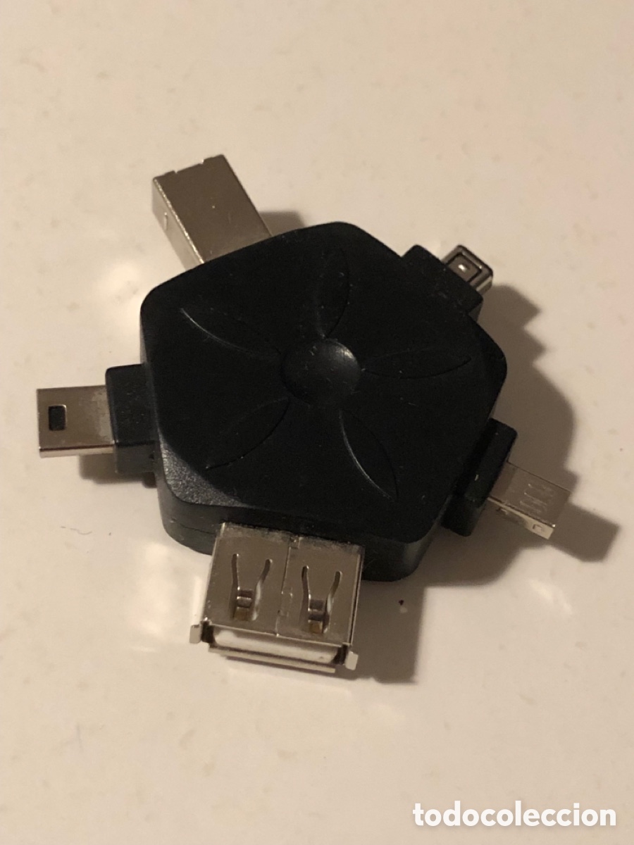 Segunda mano: Hub USB Pent&aacute;gono Negro - Foto 1
