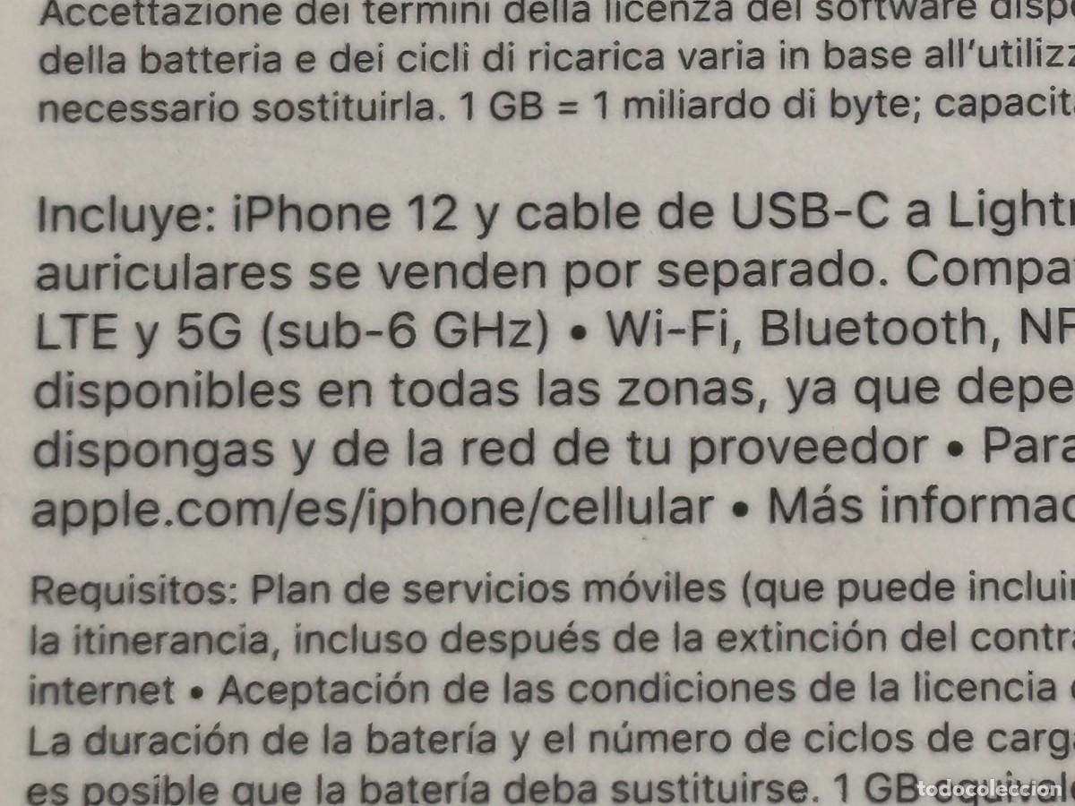 Segunda mano: CAJA Iphone 12 Negro - Foto 2