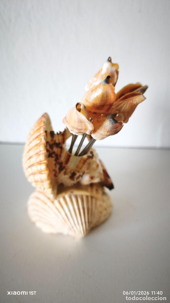 Segunda mano: PORTA PINCHOS APERITIVO CONCHAS - Foto 4
