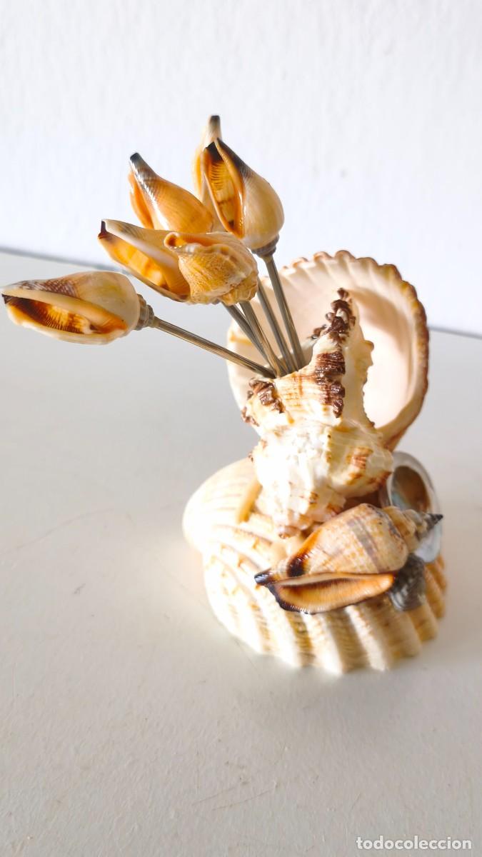 Segunda mano: PORTA PINCHOS APERITIVO CONCHAS - Foto 10