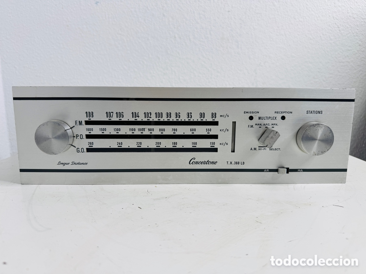 Segunda mano: Concertone TX 360 LD Raro Tuner V&aacute;lvulas Sin Comprobar - Foto 2