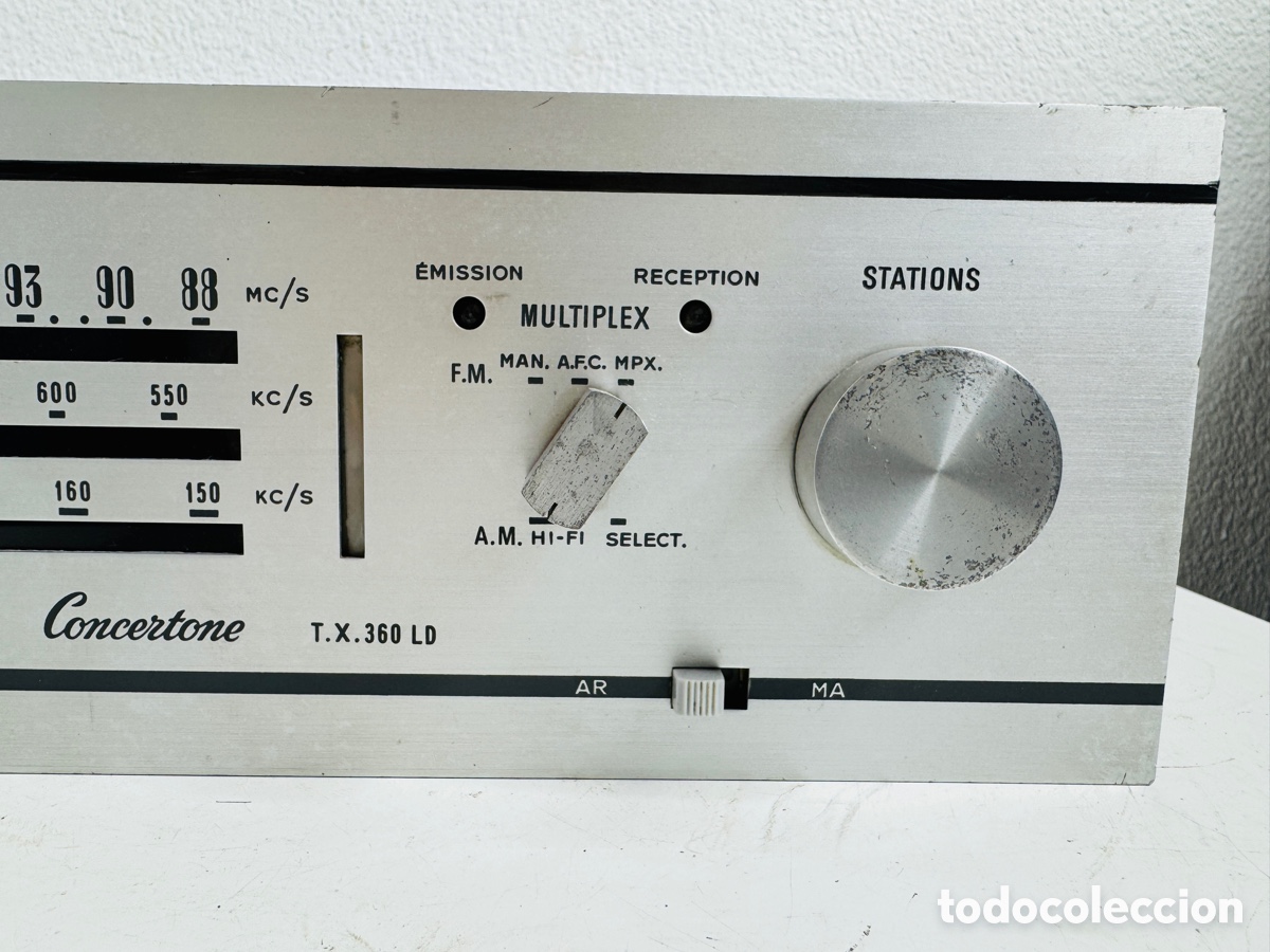 Segunda mano: Concertone TX 360 LD Raro Tuner V&aacute;lvulas Sin Comprobar - Foto 4