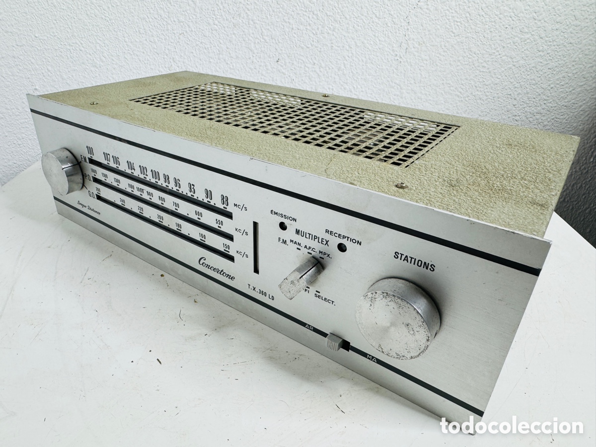 Segunda mano: Concertone TX 360 LD Raro Tuner V&aacute;lvulas Sin Comprobar - Foto 9