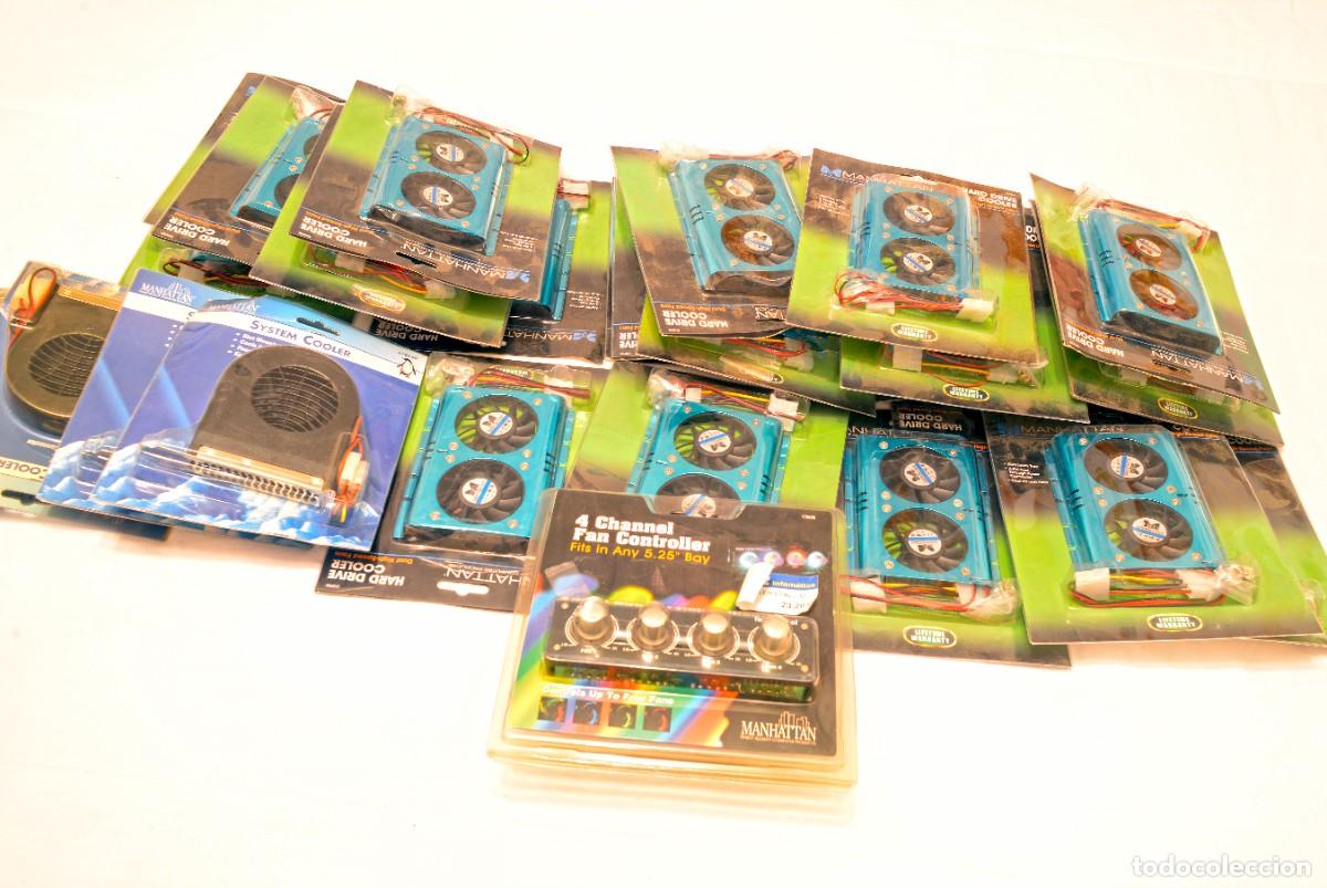 Segunda mano: GRAN LOTE DE VENTILADORES PARA PC + 4 CHANNEL FAN CONTROLLER MANHATTAN - Foto 1