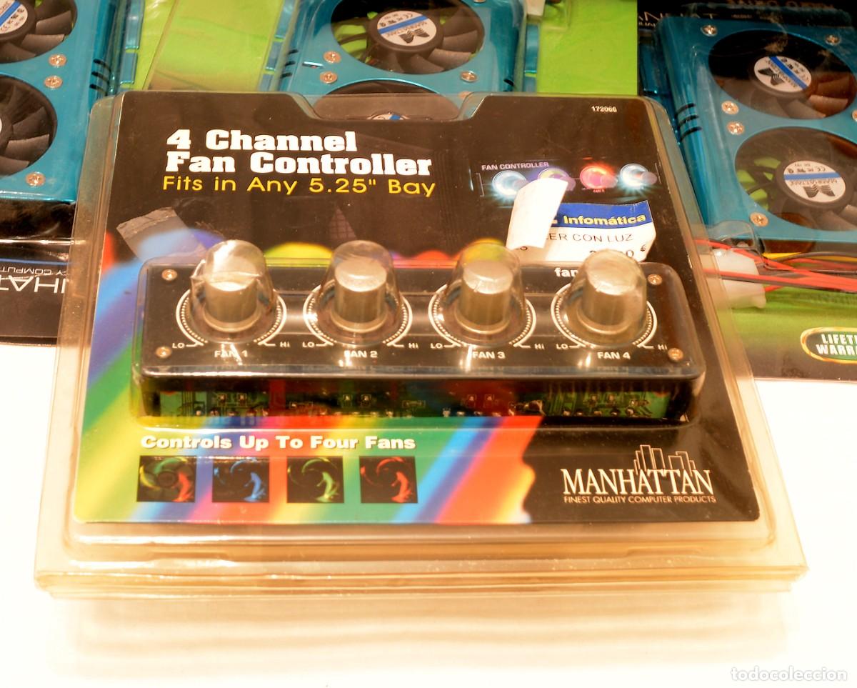 Segunda mano: GRAN LOTE DE VENTILADORES PARA PC + 4 CHANNEL FAN CONTROLLER MANHATTAN - Foto 2