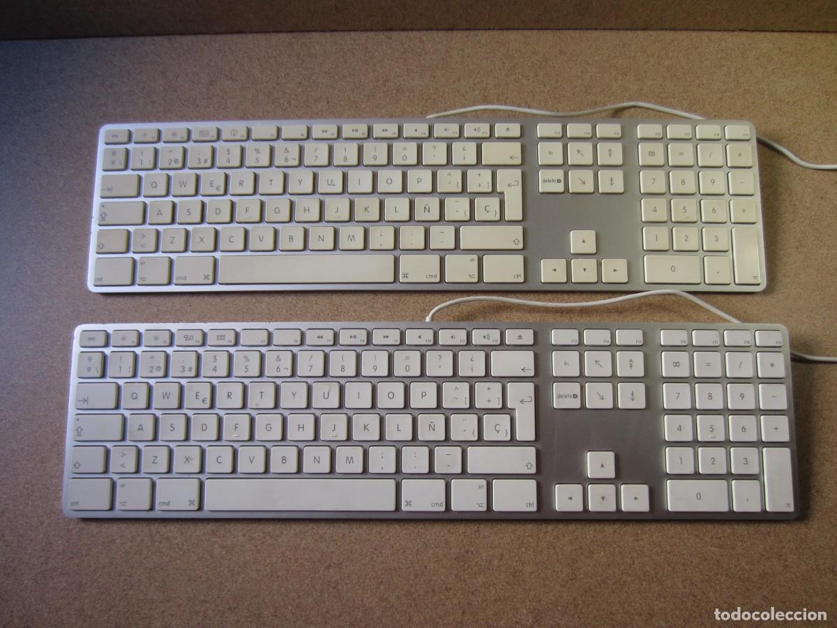 Segunda mano: Lote de 2 Teclados de Aluminio Apple (DEFECTUOSOS) - Foto 1