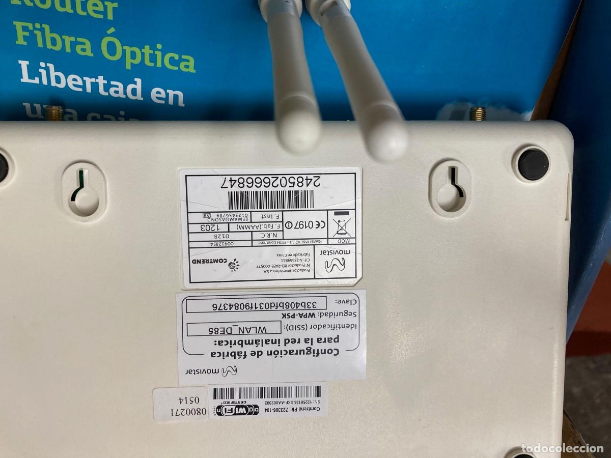 Segunda mano: ROUTER FIBRA OPTICA MOVISTAR COMTREND - Foto 2