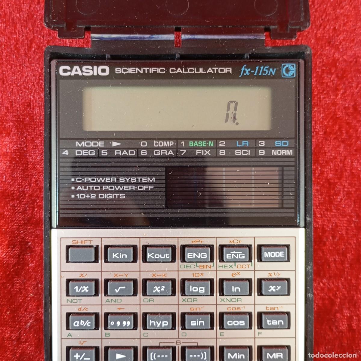 Segunda mano: CALCULADORA CIENTIFICA CASIO - FX-115N - CON FUNDA DE PL&Aacute;STICO - 150 X 77 MM / 2811 - Foto 2