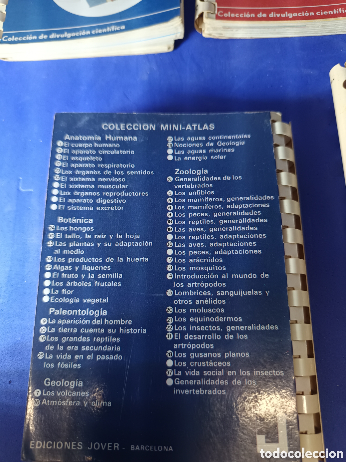 Segunda mano: Lote 7 Mini Atlas Jover Colecci&oacute;n Cient&iacute;fica - Foto 3