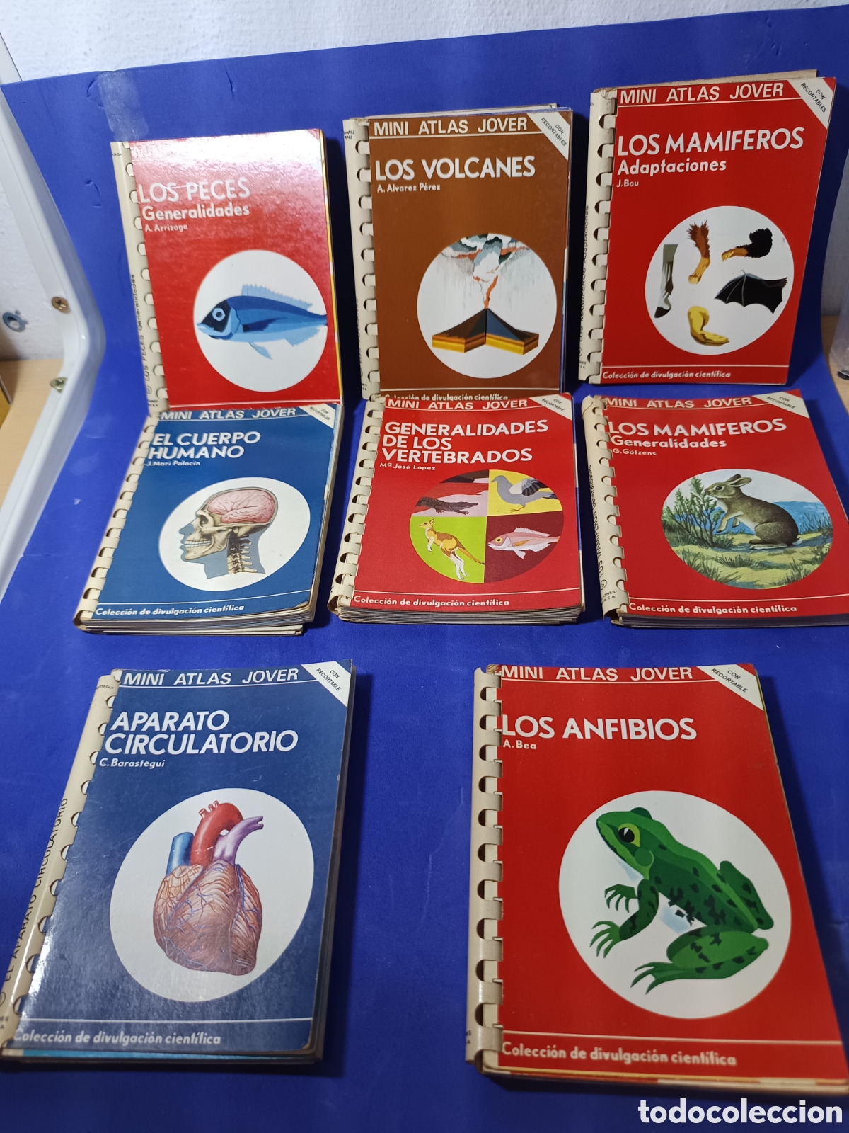 Segunda mano: Lote 7 Mini Atlas Jover Colecci&oacute;n Cient&iacute;fica - Foto 1
