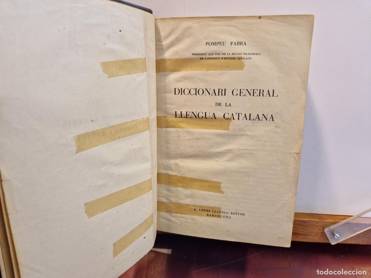 Segunda mano: DICCIONARI DE LA LLENGUA CATALANA. - Foto 2
