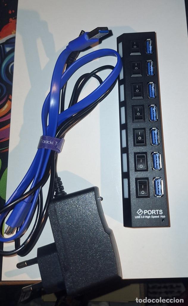 Segunda mano: USB hub 7 puertos White Label - Foto 1