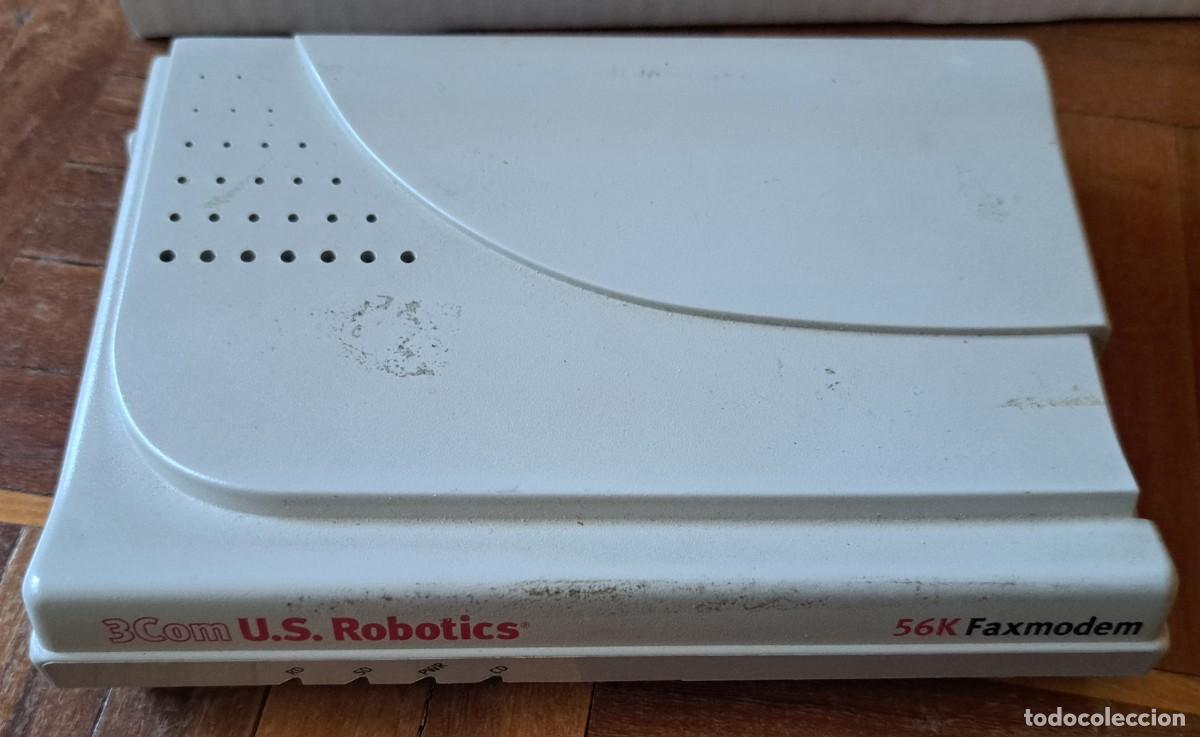 Segunda mano: 3Com U.S. Robotics 56K Faxmodem &middot; Con caja, cables y manual &middot; Vintage - Foto 3