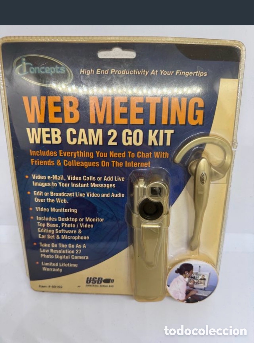 Segunda mano: Kit de web cam y micr&oacute;fono Concepts. - Foto 1