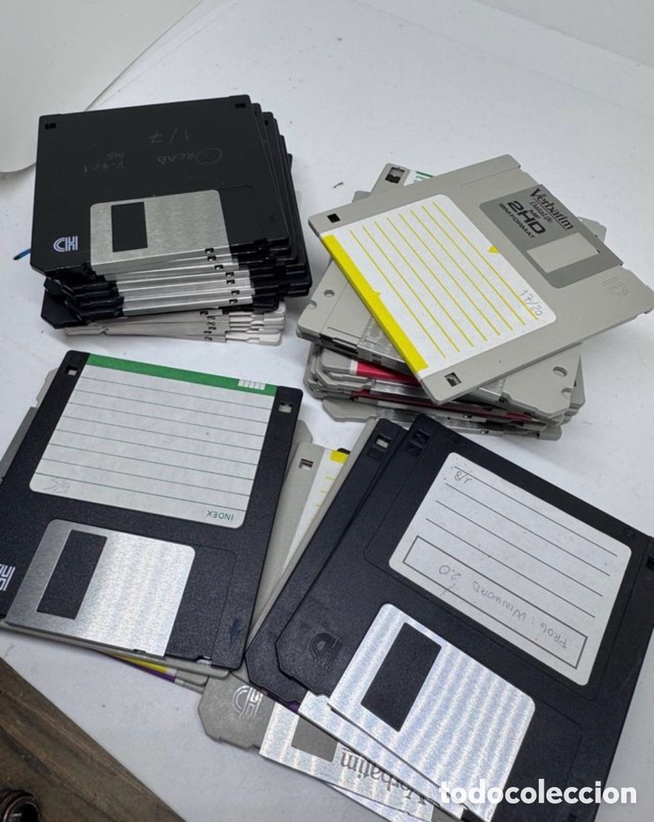 D'Occasion: 37 disquetes de alta densidad (2HD) Verbatim