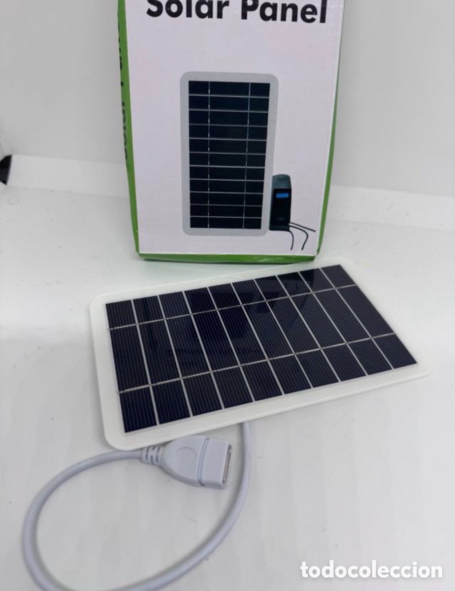 Segunda mano: Panel solar para cargar dispositivos m&oacute;viles - Foto 1