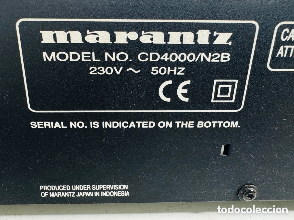 Segunda mano: Marantz CD 4000 Pantalla Display No Funciona CD Si Funciona - Foto 10