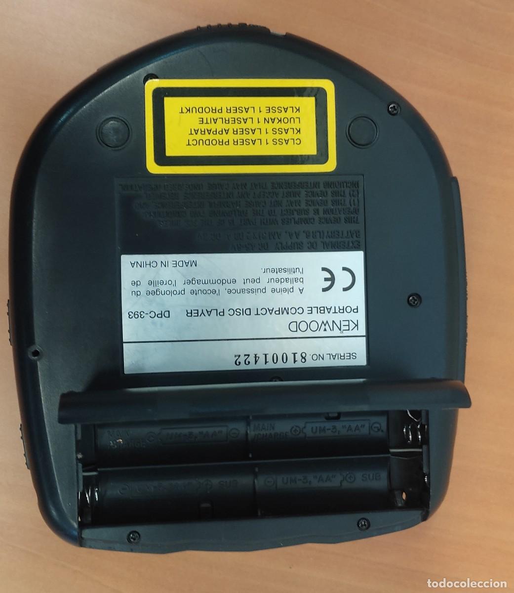 Segunda mano: KENWOOD DPC-393 - PORTABLE CD PLAYER - DISCMAN - Foto 3