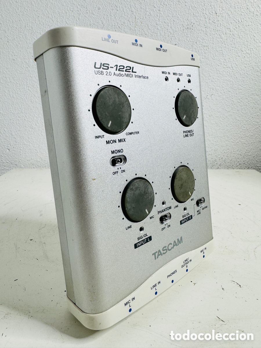 Segunda mano: Tascam US-122L USB Audio MIDI Interface for Computer - Foto 2