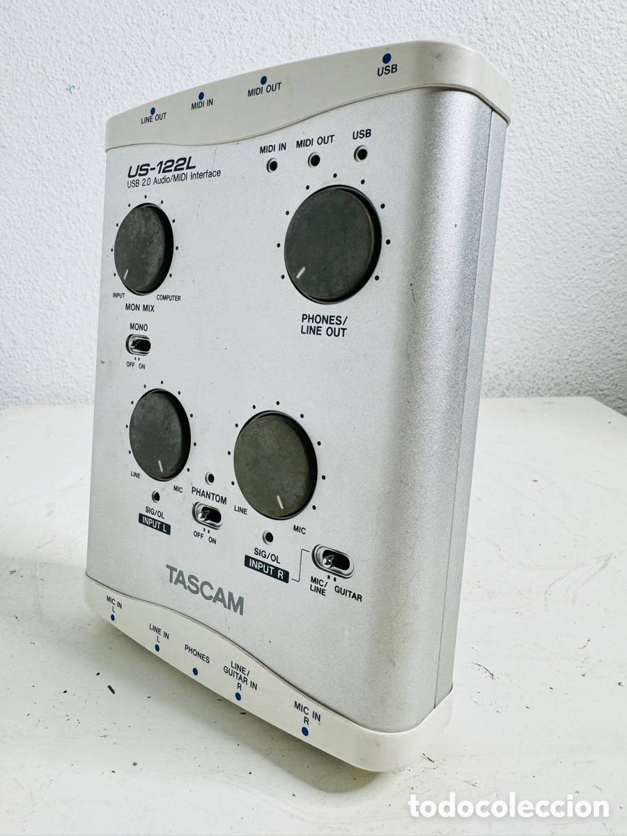 Segunda mano: Tascam US-122L USB Audio MIDI Interface for Computer - Foto 3