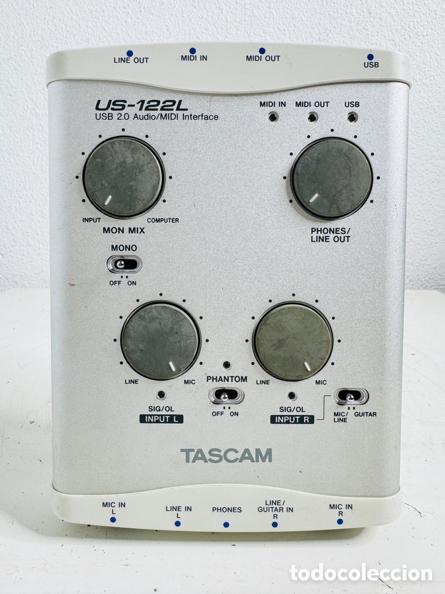Segunda mano: Tascam US-122L USB Audio MIDI Interface for Computer - Foto 4